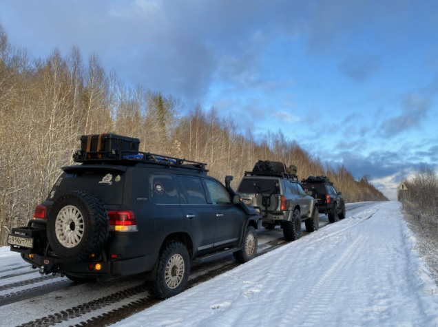 Экипажи едут в Воломы КЭП «Маршрут». Воломы